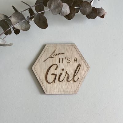 Zwangerschapsaankondiging - It's a girl