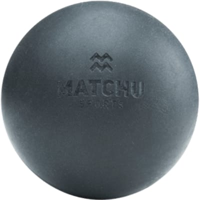 Matchu Sports - Lacrosse bal - Massage bal - Massage roller - Zelfmassage - Fitness - Zwart - Ø 6 cm