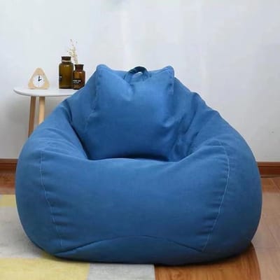 Zitzakhoes - Luie Bank Cover - Ontspannen Binnen Buiten - Waterdicht Vlekbestendig - 100x120cm - Blauw