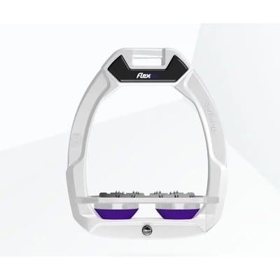 Platte Ultra Grip Veiligheidsstijgbeugels Wit/Grijs/Paarse Flex-On Safe-On