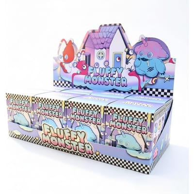 PLUCHE MONSTER Lelijk Pluche Blind Box Beweegbare Gekke Ogen Kwikzand Oogbol Kawaii Knuffelpop Tas Hanger Bureau Decor Speelgoed Cadeau gray