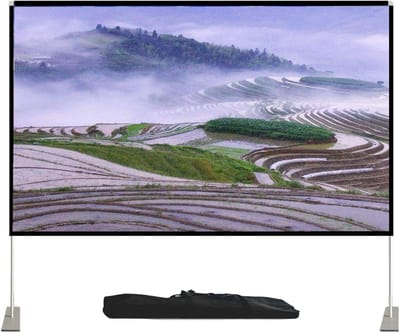 Projectiescherm - Filmscherm - Home cinema - Kreukvrij ontwerp - Tot 120 inch - Wit