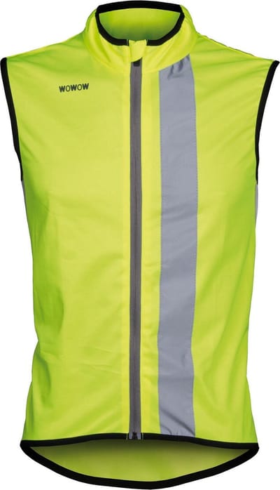 Wowow Maverick Fietsshirt - Maat S  - Unisex - geel/zwart/zilver