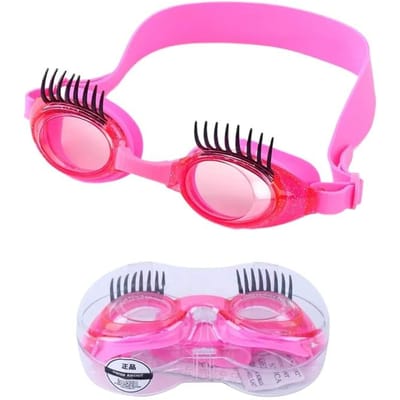 Mode Kinder Zwembrillen HD Waterdichte en Anti-condens Brillen voor Jongens en Meisjes pink
