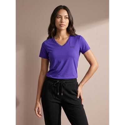 Sjeng Sports INES - Maat: S Reflex Blue - Tennis Shirt Vrouwen - Sportshirt - 90% polyester, 10% elastaan