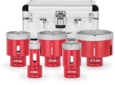 Adapter voor diamantboorkronen – M14 naar 3/8 inch zeskantschacht, veelzijdige verbindingsconverter