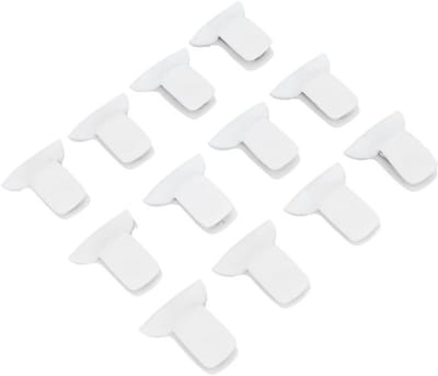 Dekbedsluitingen Gewatteerd - Dekbed Clips voor Dikke Dekbed - Bevestigingsmiddelen voor Beddengoed - 12 Stuks - Metaal/Schuim - Voorkomt Verschuiven - Dekbedclips