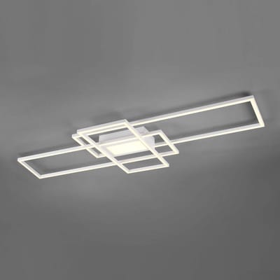 Trio Leuchten riha - Plafondlamp - 3 lichts - L 105 cm - Wit