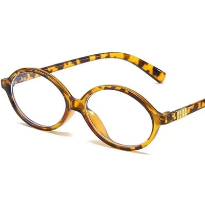 Nouveaux Lunettes de Soleil Ovales Femme Mode Monture Petite Noire UV400 Rétro Verres Clairs Lunettes Tendance Lunettes de Soleil Dame As Picture