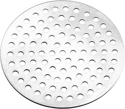 Ronde Roestvrijstalen Doucheputafdekking Inclusief Haarvanger en Zeef voor Badkamer en Keuken