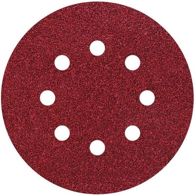 wolfcraft - Set klittenbandschijven voor hout/metaal, Ø 125 mm, 15-dlg. - 8401000