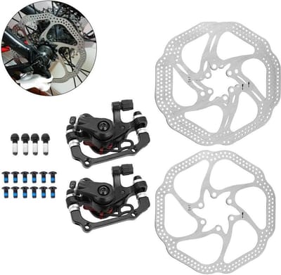 Schijfrem mountainbike set mechanische fiets achter 160 mm rotoren ISO9846 wasplaats bedding SOS. .