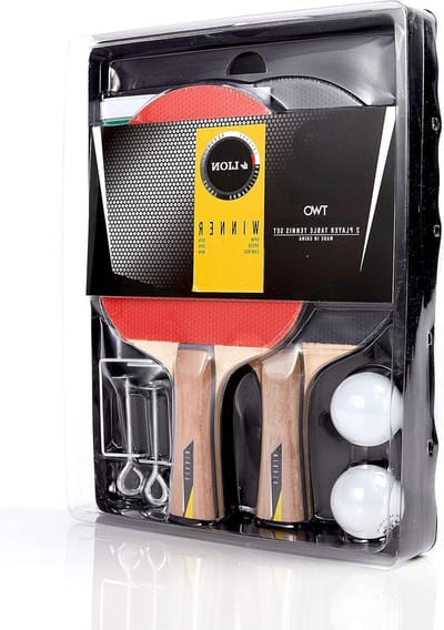 Tafeltennis Set - Pingpong Set - Sport Spelen - Compleet met Net - 4 Spelers - Veelkleurig