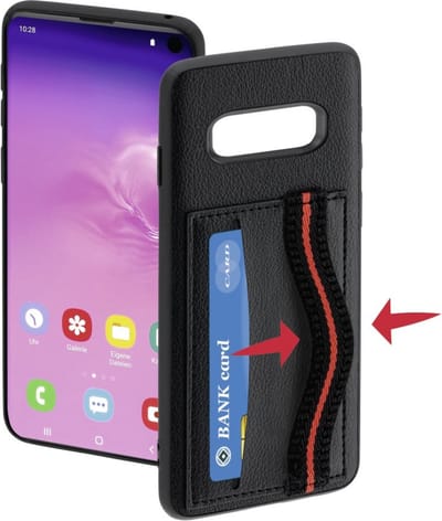 Hama Cover "Red Sensation No. 4" voor Samsung Galaxy S10, zwart/rood