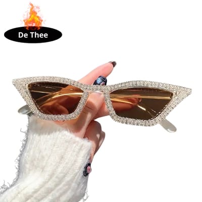 Livano - Festival Bril - Rave - Space - Techno - Freaky Glasses - Heren - Dames - Zonnebril - Bruingeel