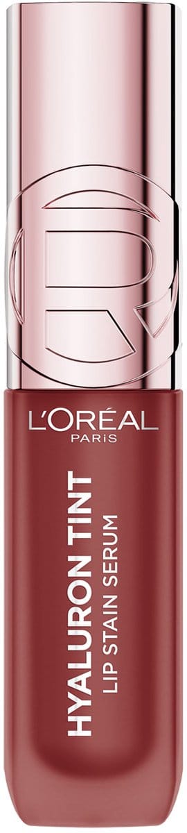 L'Oréal Paris Hyaluron Tint Lipstain - Langdurig hydraterend serum - 12 uur gewichtloze kleur - 521 Bordeaux Please