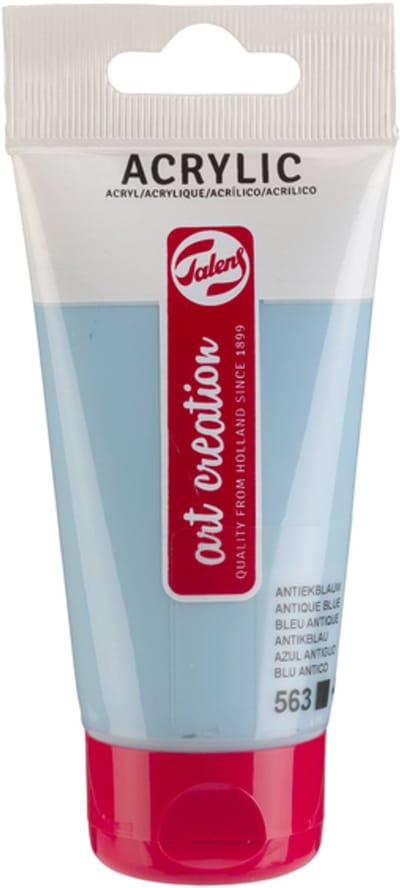 Acrylverf tac 563 antiekblauw tube 75ml | 3 stuks