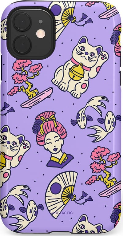 Casetastic Hoesje Geschikt voor Apple iPhone 11 - Stijlvolle Beschermende Duo-layer Case - Bonsai