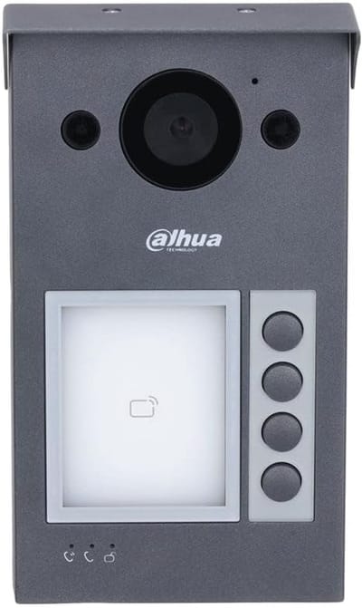 Video Deur Intercom - IP Camera Systeem - Beveiliging Thuis - RFID Kaartlezer - 2 MP Resolutie - Zwart