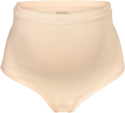Boob Design - Essential Zwangerschapsslip - Met Hoge Taille – Biokatoen – Beige – Maat XXL