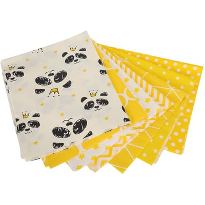 7 Pièces Tissu Floral en Coton DIY Fait Main Artisanat Confection Couture Motif Imprimé 50x40cm