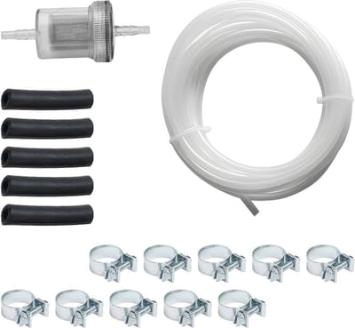 Brandstoffilterslangset 4 m - Brandstofslang en clipset voor dieselverwarming - Auto motorfiets scooter .