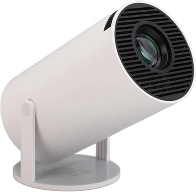 Mini Projector 4K met 5G WIFI en Bluetooth, 270 Graden Rotatie, 1GB + 8GB, Voor Buitenfilms en Thuisbioscoop, Automatische Correctie, Geschikt voor Android 11.0