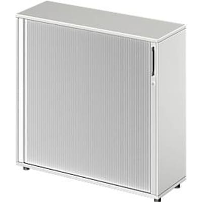 Schäfer Shop Genius TETRIS WOOD rolluikkast, 3 OH, B 1200 mm, hoogte incl. glijders, lichtgrijs
