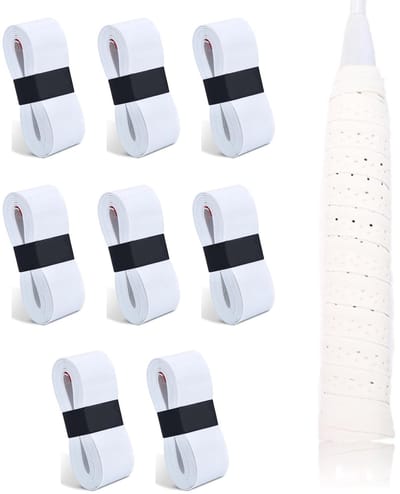 Solidchoice- Tennisgrepen 8-delige set - Zelfklevende Gripband - Antislip Gripband - Zweetabsorberend - PU Materiaal - 110 × 2,5 × 0,07 cm