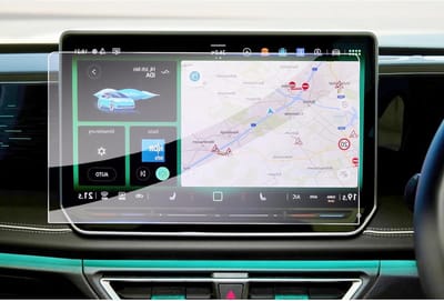 Navigatiebeschermfolie voor VW Tiguan 3 (2024-2025) - 15 Inch Tempered Glass Screen Protector, Schokbestendig en 9H Krasbestendig