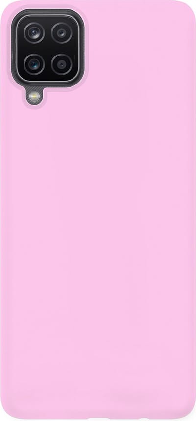 Ceezs Pantone siliconen hoesje geschikt voor Samsung Galaxy A12 - silicone Back cover in een unieke pantone kleur - roze