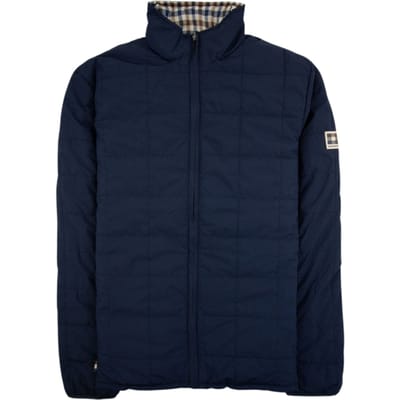 Aquascutum Active Rlg Marineblauwe Omkeerbare Jas