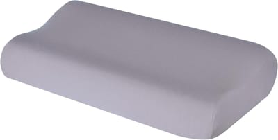 Famanu - Kussensloop, kussenhoes voor nekkussen, neksteunkussen, gezondheidskussen van katoen voor maten van 35 x 60 tot 45 x 75 cm (lichtgrijs 105)