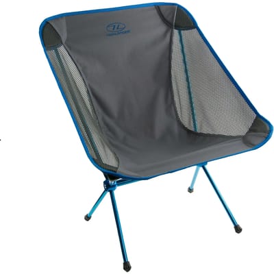 Highlander campingstoel Minus One - lichtgewicht - Blauw/grijs | alternatief Helinox