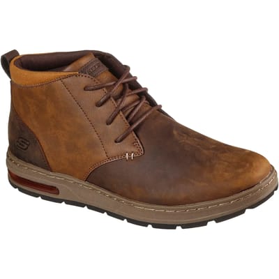 Skechers Evenston-Renli Heren Veterschoenen - Dark Brown - Maat 43