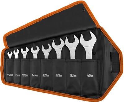 Grupa Topex NEO - Dubbelzijdige Steeksleutelset - Super Dun - 5.5 x 27 mm - 8 Stuks