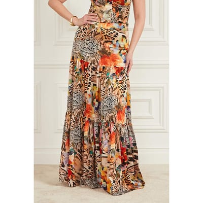 GUESS Marciano By  Blossom Skirt Wild Flower Fall Print Taglia: 36 | Maxi gonne Outlet | Donna