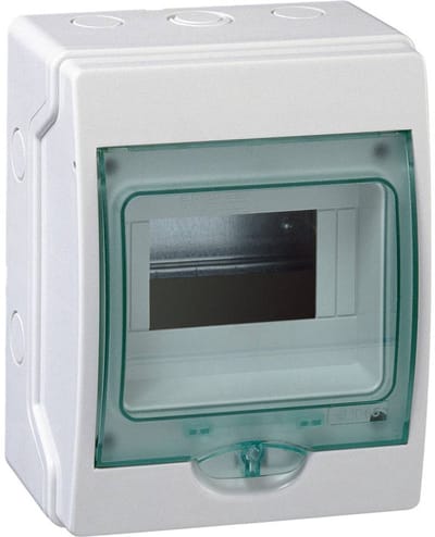 Schneider Electric 13442 13442 Kleine verdeelkast Oppervlakmontage Aantal groepen: 6 Aantal rijen: 1 Inhoud: 1 stuk(s)