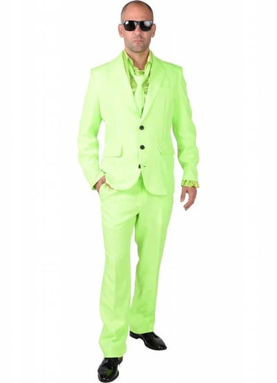 Neon groene smoking heren Trevor