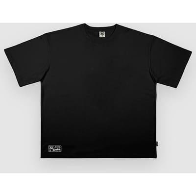 The Dudes Los Dudes Label Classic Oversize T-Shirt zwart