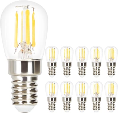 NETTLIFE LED Lampen ST25 - 10 Stuks - E14 - 2700K Warm wit - 4W retro Gloeilamp - Edison lamp - voor thuis cafe bar