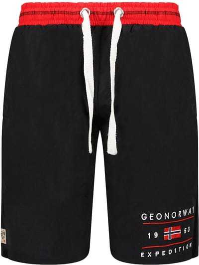 Geographical Norway Zwembroek Qodzola Zwart - S