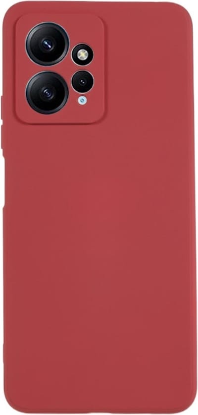 Coverup Hoesje - Geschikt voor Xiaomi Redmi Note 12 4G Hoesje - Coverup Colour TPU Back Cover - Indian Red