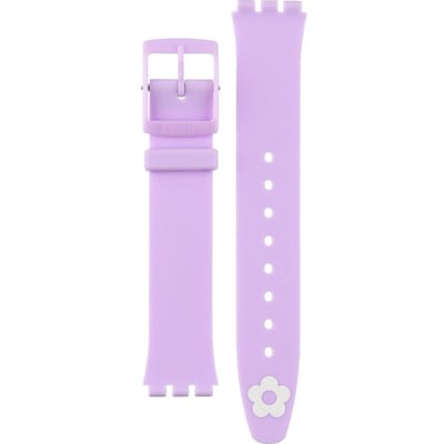 Swatch Plastic - Originals Medium (34mm) /Access/Solar/Musicall/Stop - G/SK/SL/SR/SS/SO28 ASS09V101 Time For Joy Horlogeband
