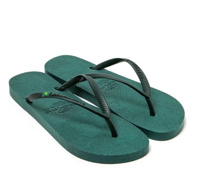 BRASILERAS Slippers damen-groente -34-35
