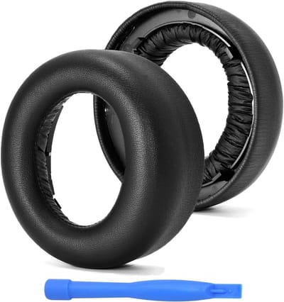 Vervangende Oorkussens voor Draadloze PS5 Hoofdtelefoon - Comfortabele Protein PU Earpads - Zwart, Geschikt voor Gaming en Muziek