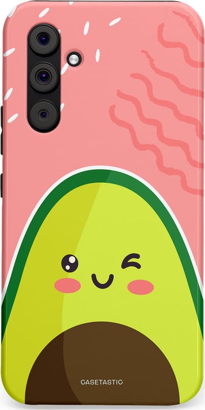 Casetastic Hoesje Geschikt voor Samsung A54 (5G) - Stijlvolle Beschermende Duo-layer Case - Avocado Vibes