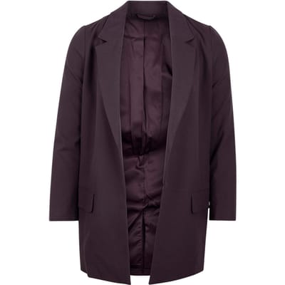 AllSaints Aleida Tri Blazer Cacao Brown Size: 6 | Blazers Outlet | Dames | Paars