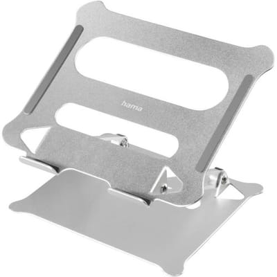 Laptop-standaard Alu, in hoogte verst., kantelb., tot 40 cm (15,6), zilver