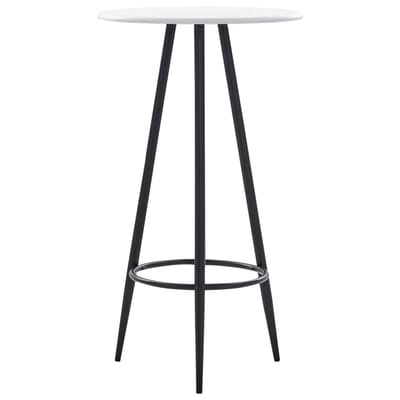 vidaXL - Bartafel - 60x107,5 - cm - MDF - wit